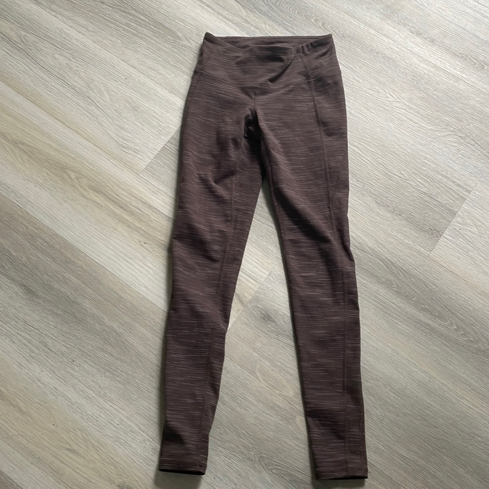 Athleta leggings (brown/gray color)
